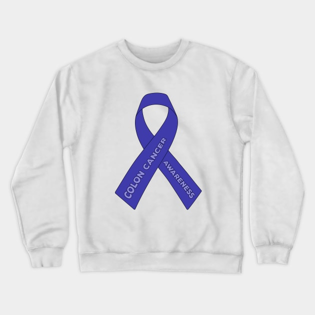 Colon Cancer Awareness Crewneck Sweatshirt by DiegoCarvalho